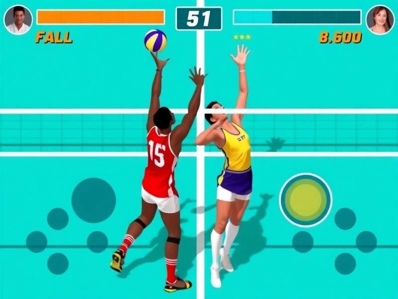 Mahal Volley Superstars controls demonstration