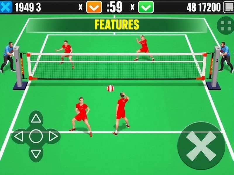Mahal Volley Superstars gameplay screenshot